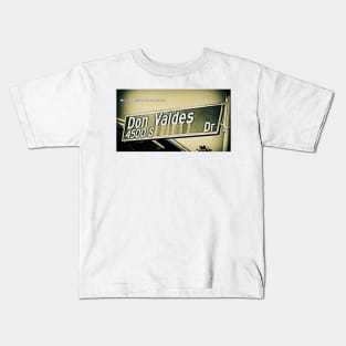 Don Valdes Drive, Los Angeles, California by Mistah Wilson Kids T-Shirt